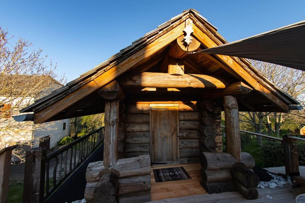 La Cabane Des Colibris Rieupeyroux  Buitenkant foto
